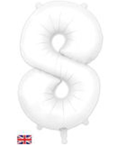 bg604483-Oaktree-34inch-Number-8-Matte-White