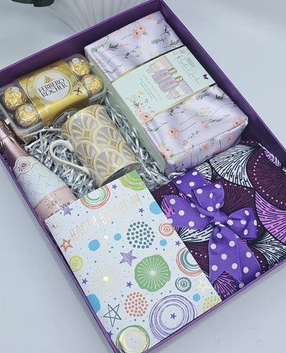 Golden Indulgence Birthday Gift Box – Lagos Luxury Collection Golden Indulgence Birthday Gift Box – Lagos Luxury Collection
